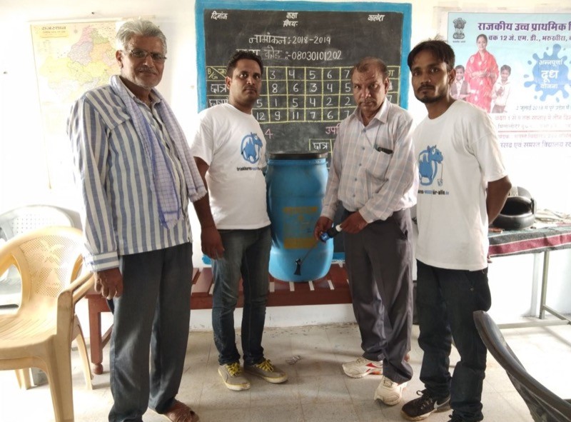 Trinkbares Wasser für die JMD sobhasar Dorfschule in Barah